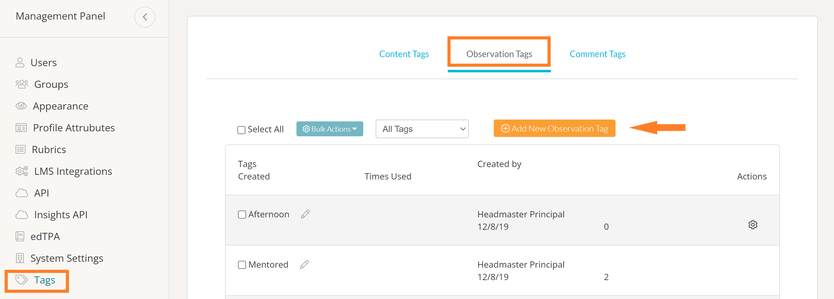 What are Observation & Self Assessment Tags? – TORSH Talent